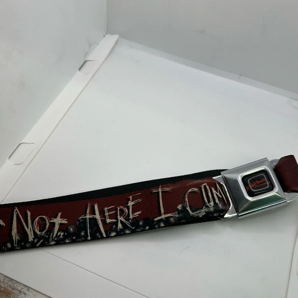 Buckle-Down Black and Brown Graphic Belt